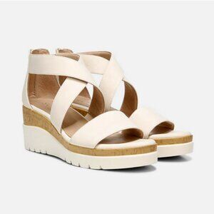 NEW Naturalizer Soul Women's Goodtimes Crisscross Strappy Wedge Sandal SIZE 7M